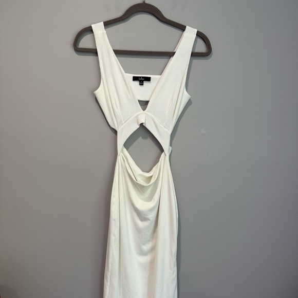 Lulu's White Cutout Maxi Dress - Picture 1 of 4